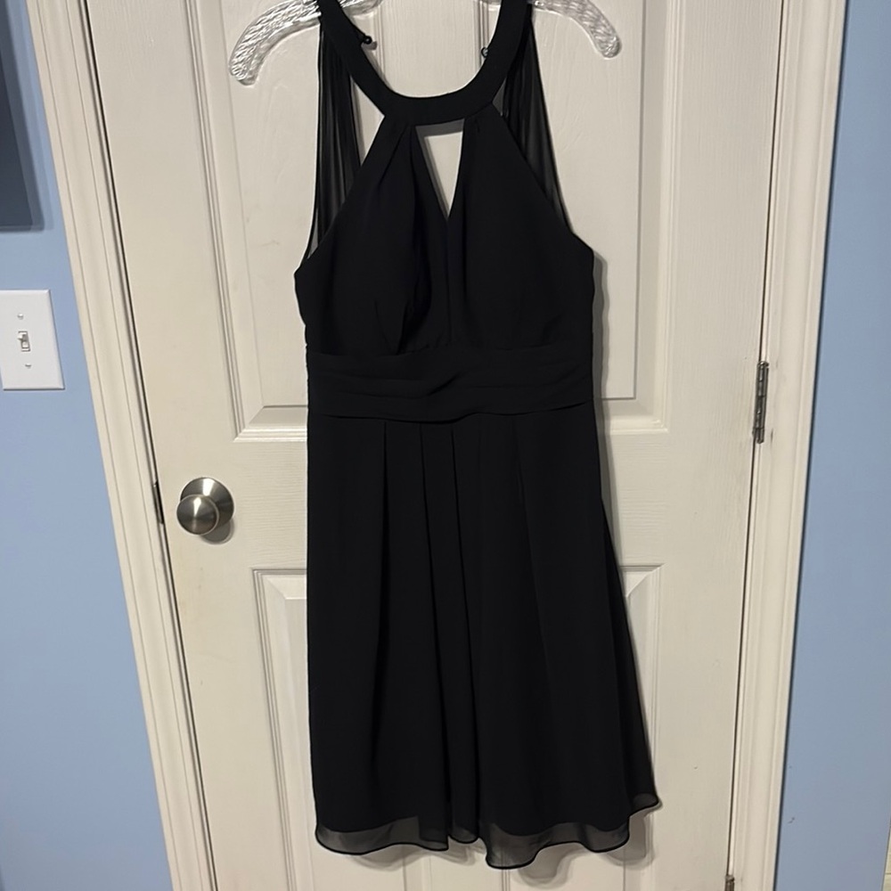 Azazie Elegant Black Sleeveless Dress
